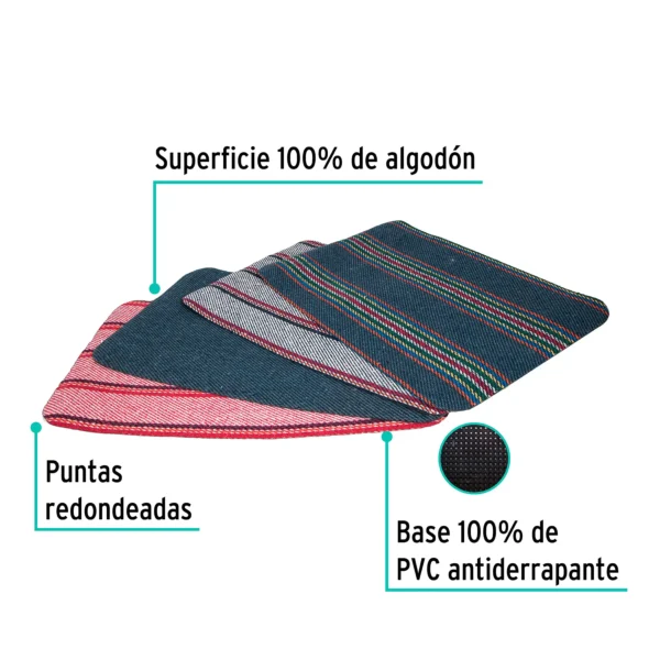 Tapete de jerga de 60 cm
