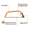 Arco jardinero tubular de 24"