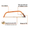 Arco jardinero tubular de 30"