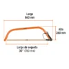Arco jardinero tubular de 30"