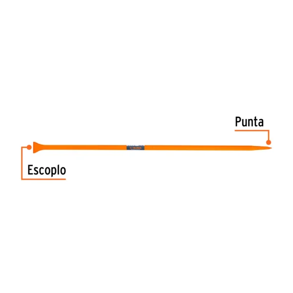 Barreta de punta de 1"x150 cm, escoplo 72 mm (150 cm)