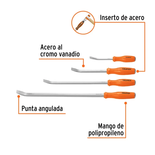 Juego con 4 barras de palanca