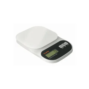 Báscula digital para cocina, plato de vidrio, 5 kg
