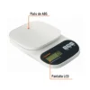 Báscula digital para cocina, plato de ABS, 5 kg