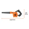 Sopladora para taller, 20V, sin accesorios