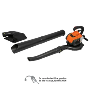 Sopladora / Aspiradora con motor de 26 cc a gasolina
