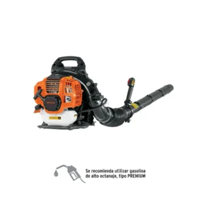 Sopladora con motor de 53cc a gasolina, tipo mochila