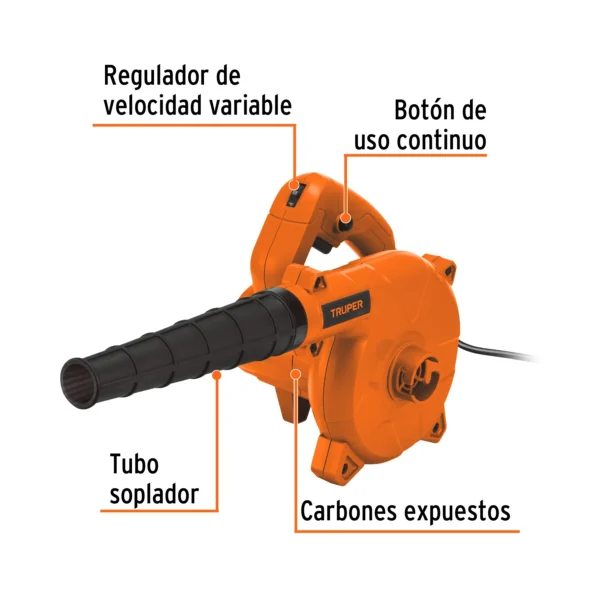 Sopladora/Aspiradora eléctrica 650 W