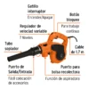 Sopladora/Aspiradora eléctrica 800 W